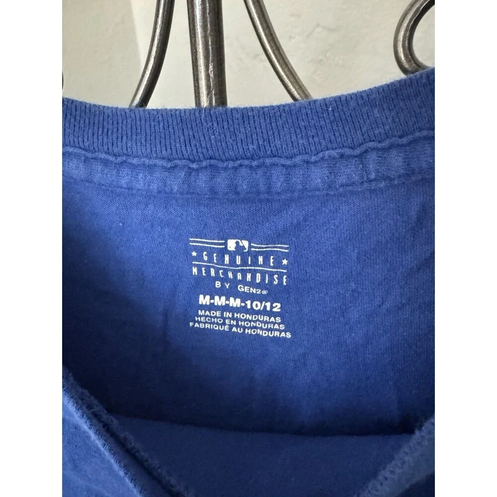 LA Dodgers Baseball T-Shirt Youth Medium (10/12) Blue MLB Gen2